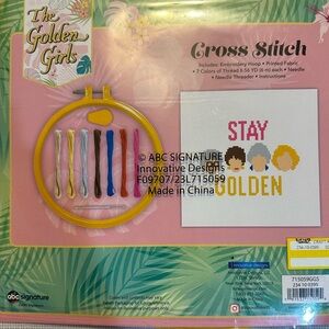 The Golden‎ Girls Stay Golden Cross Stitch Craft Kit NWT